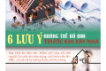 Infographic: 6 lưu ý không thể bỏ qua trước khi xây nhà
